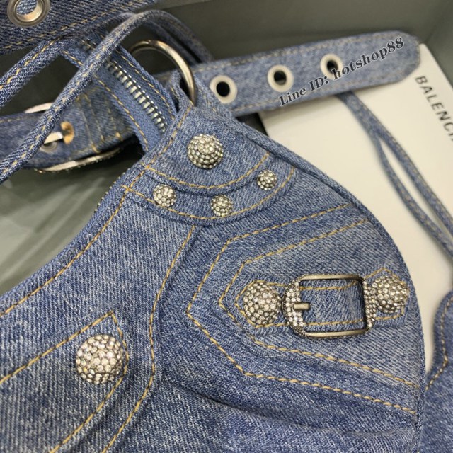 Balenciaga專櫃爆款小號肩背包 巴黎世家Le Cagole半月牙腋下包斜挎包 fyj1799